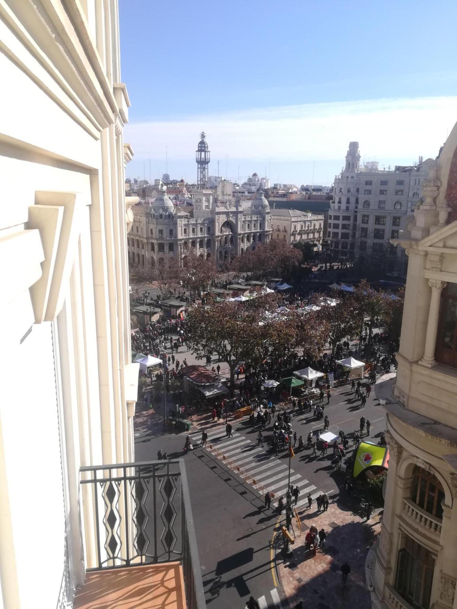 Ferienwohnung Ayuntamiento Panoramic Valencia Exterior foto